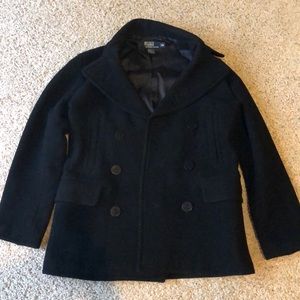 Men’s Polo Ralph Lauren black pea coat